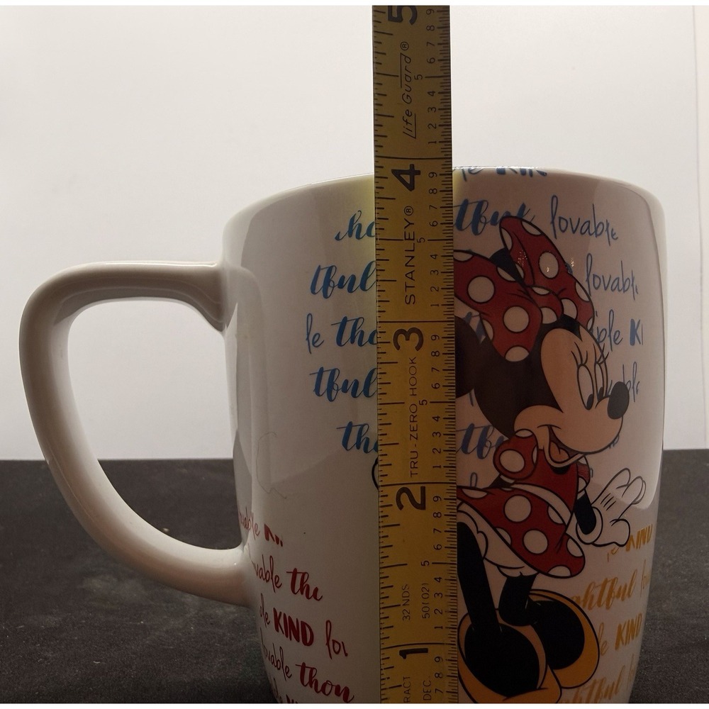 DISNEY Parks Minnie Mouse Loveable Personality Sculpted 3D Mug Cup - Picture 6 of 6